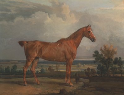 Jæger i et landskab af James Ward