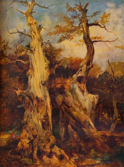 I skoven, c1800-tallet af James Ward
