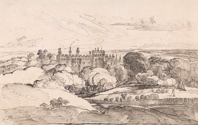 Lea Castle over skovene af James Ward