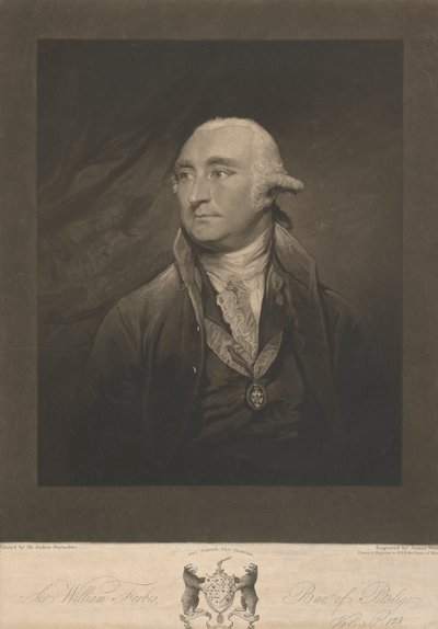 Sir William Forbes, 6. baronet af Monymusk og Pitligo af James Ward
