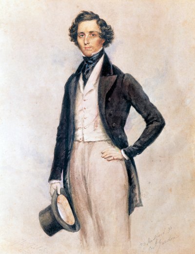 Portræt af Felix Mendelssohn Bartholdy (Hamburg af James Warren (after) Childe