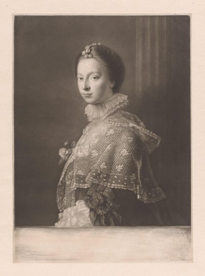 Portret van Janet Erskine af James Watson (prentmaker)