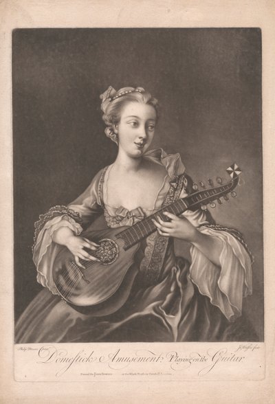 Domestick Amusement: At spille guitar af James Watson
