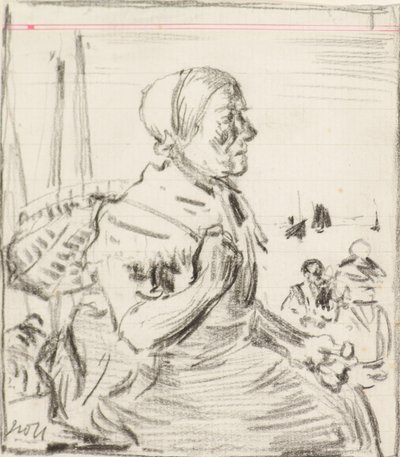 Studie [Fisherwoman] (kul) af James Watterston Herald