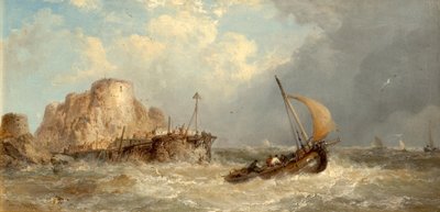 Mont Orgueil Slot, Jersey af James Webb