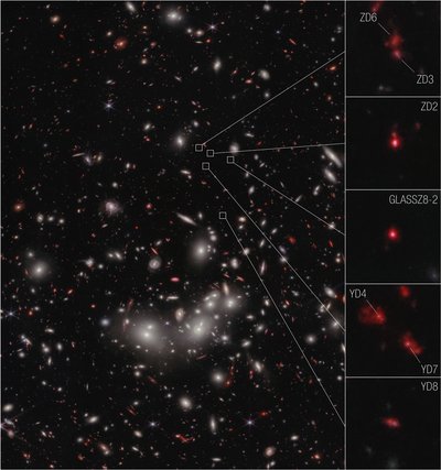 Galaxy Protocluster (NIRCam Image) af James Webb Space Telescope (NASA)