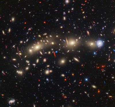 MACS 0416 (Hubble ACS og WFC3 + Webb NIRCam-billede) af James Webb Space Telescope (NASA)