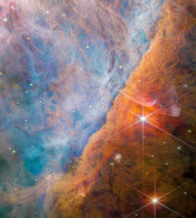 Orion Bar (NIRCam-billede) af James Webb Space Telescope (NASA)