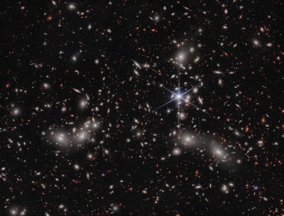 Pandoras Cluster (NIRCam-billede) af James Webb Space Telescope (NASA)