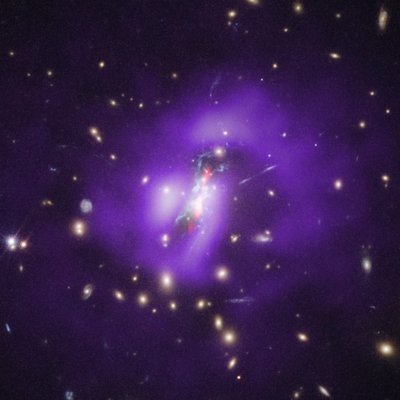 Phoenix-klyngen (Hubble, Chandra, VLA) af James Webb Space Telescope (NASA)