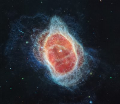 Southern Ring Nebula (MIRI-billede) af James Webb Space Telescope (NASA)