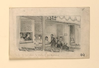 Teater interiør af James Wells Champney
