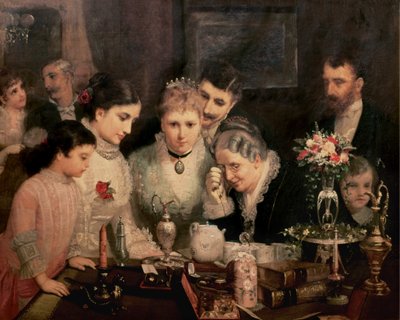 Bryllupsgaver, c.1880 af James Wells Champney