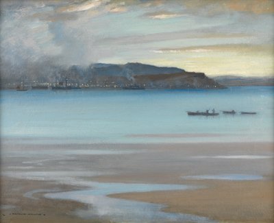 Rhu Bay (olie på lærred) af James Whitelaw Hamilton