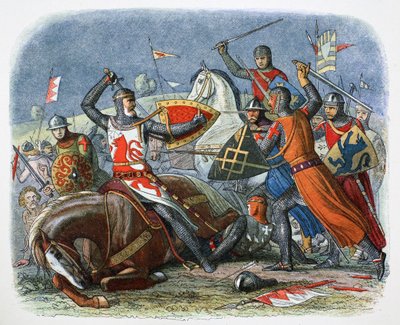 Simon de Montforts død, Slaget ved Evesham, Worcestershire, 1265 1864. af James William Edmund Doyle