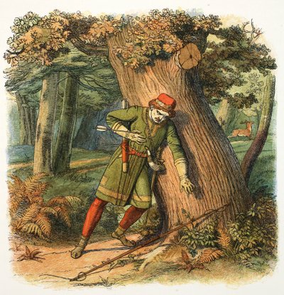 Vilhelm II af Englands død, 1100 1864 af James William Edmund Doyle