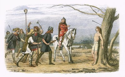 Edmund konge af East Anglia dræbt af danskerne af James William Edmund Doyle