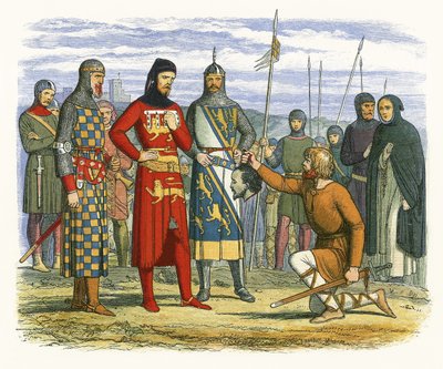 Gavestons hoved vist til jarlen af Lancaster af James William Edmund Doyle