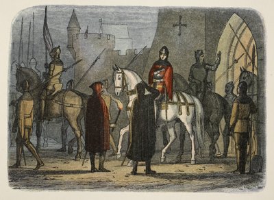 Henry V marcherer ud mod Lollards, fra A Chronicle of England BC 55 til AD 1485, pub. London, 1863 af James William Edmund Doyle
