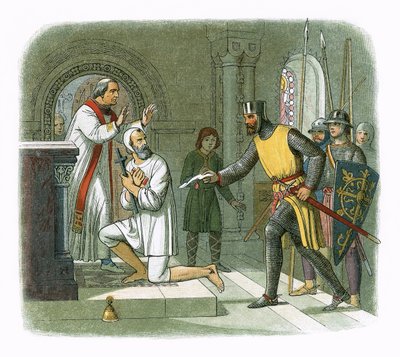 Hubert taget fra helligdommen i Boisars af James William Edmund Doyle