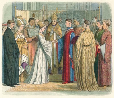 Ægteskab med Henry V. og Katherine af Frankrig, 1420 1864 af James William Edmund Doyle