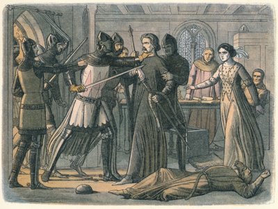 Mortimer beslaglagt af kongen, 1325 1864 af James William Edmund Doyle