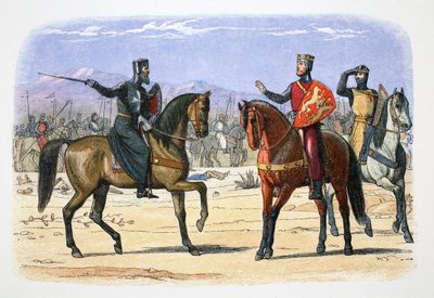 Richard I af England og Mesteren af St. John, Jaffa, 1191 1864 af James William Edmund Doyle
