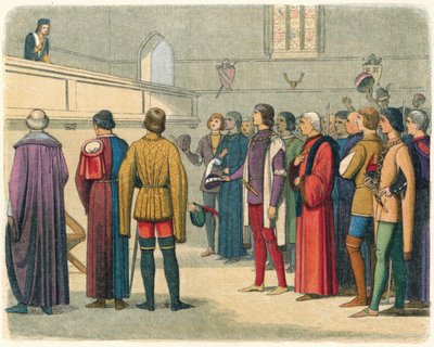 Richard inviterede til at overtage kronen, 1483 1864 af James William Edmund Doyle