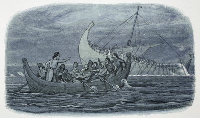 Vraget af det hvide skib, Frankrig, 1120 1864 af James William Edmund Doyle