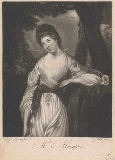 Fru Frances Abington (født Barton) af James Wilson