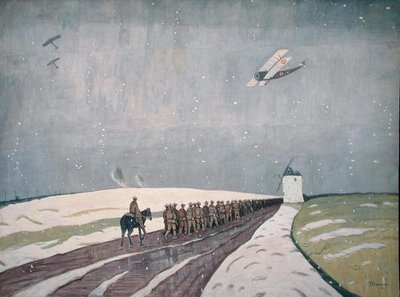 Canadiere i sneen af James Wilson Morrice