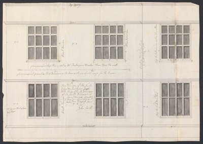 Cobham Hall, Kent: Design til Windows af James Wyatt