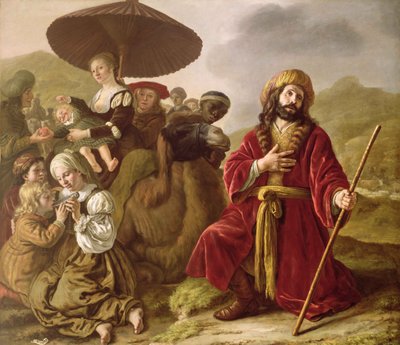Jakob søger Esaus tilgivelse af Jan (1620 76) Victors