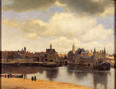 Udsigt over byen Delft af Jan (1632 75) Vermeer