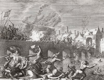 Belejring af Maastricht af Jan (after) Luyken