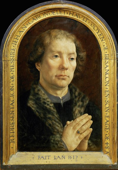 Carondelet Diptych: Jean Carondelet ... af Jan (c.1472 c.1533) Gossaert