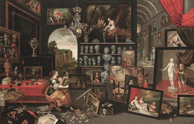 Allegory of Sight (olie på lærred) af Jan (follower of) Brueghel