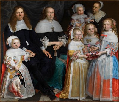 Meyndert Sonck med hustru og børn, 1662. af Jan Albertsz. Rotius