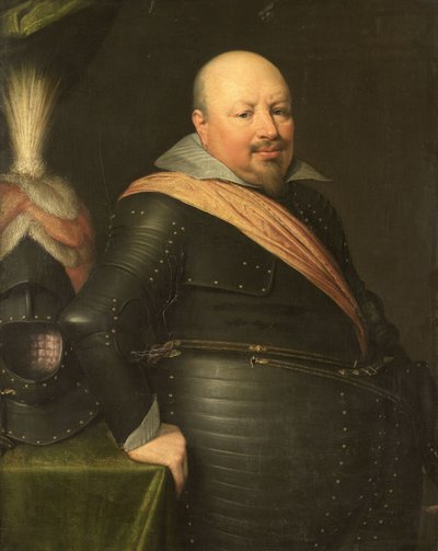 Portræt af Nicolaas Schmelzing (1561-1629) af Jan Antonisz van Ravesteyn (workshop of)