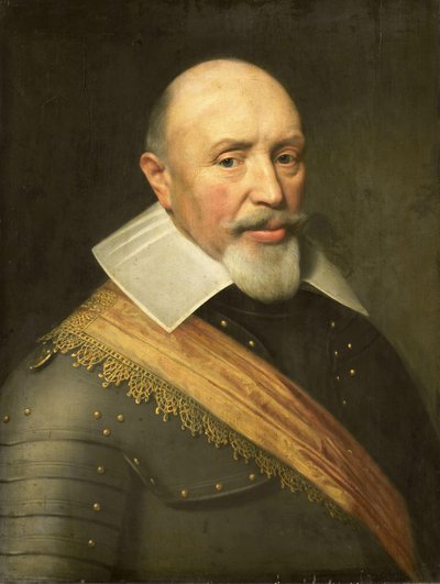 Portræt af en betjent af Jan Antonisz van Ravesteyn