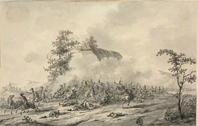 Kavalerikamp af Jan Antony Langendijk