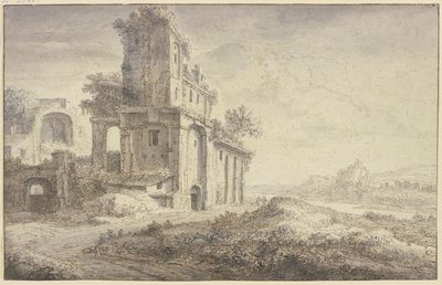 Romerske ruiner af Jan Asselijn