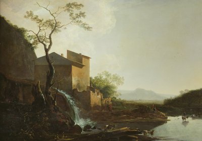 Landskab med Vandmølle af Jan Asselyn
