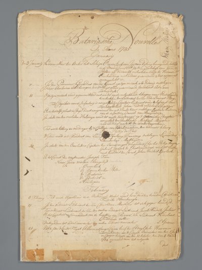 Bataviaasche nyheder 1785 af Jan Brandes