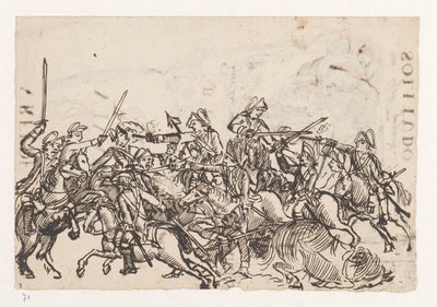 Battle of the Horse / Allegori om den engelske krig af Jan Brandes
