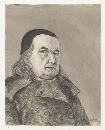 Selvportræt af Jan Brandes 1803 af Jan Brandes