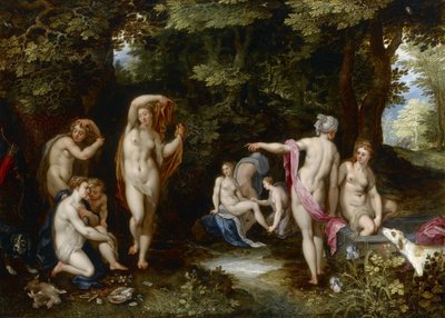 Diana og Actaeon af Jan Brueghel the Elder