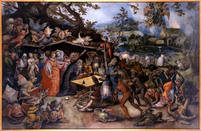 Fristelser af den hellige Anthony abbed af Jan Brueghel the Elder