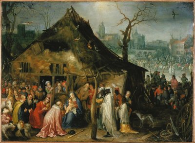 Magiernes tilbedelse, 1598-1599. af Jan Brueghel the Elder