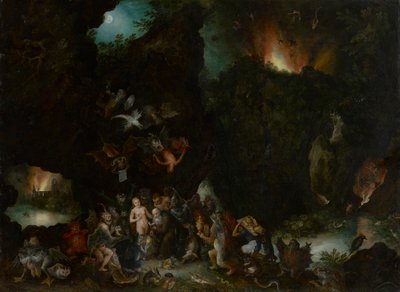 Sankt Anthonys fristelse af Jan Brueghel the Elder